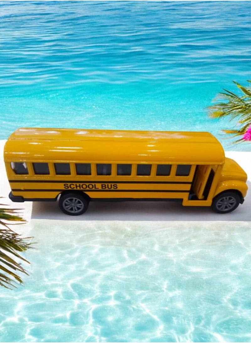 Yellow school  bus 1 pcs .Birthday gift for kids and baby.5,5 inch school bus  toys  - Image 5