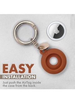 Dexmon Airtag Compatible Silicone Case Keychain Can Be Attached to Donut Design Cat Dog Collar  - Image 5