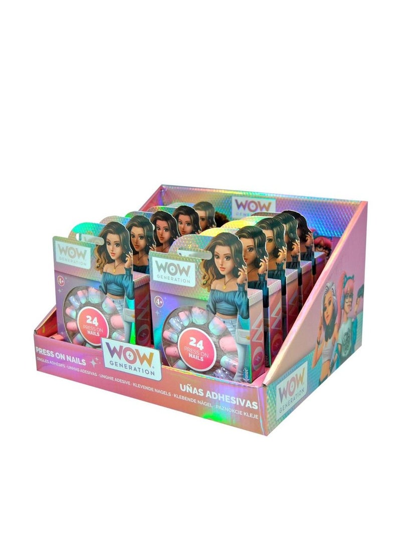 WOW Generation Set Of 24 Adhesive Nails - Image 2