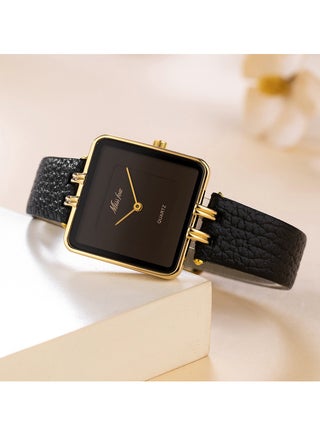 Women's Simple Square Dial Watch Fashion Leather Belt Ladies Quartz Watch - view 3