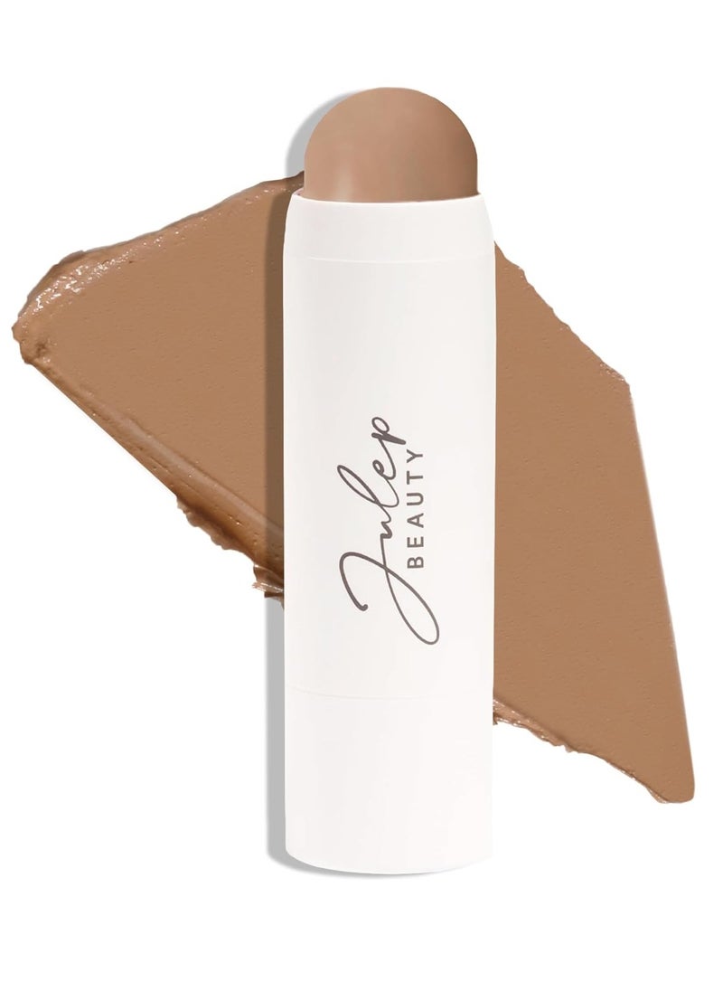 Julep - Julep Skip the Brush Cream to Powder Bronzer & Contour Stick - Cool Taupe Fair to Light skin tones - Long Lasting Blendable and Buildable Color -Multi-Use 2-in-1 Blush and Lip Makeup Stick - Image 1