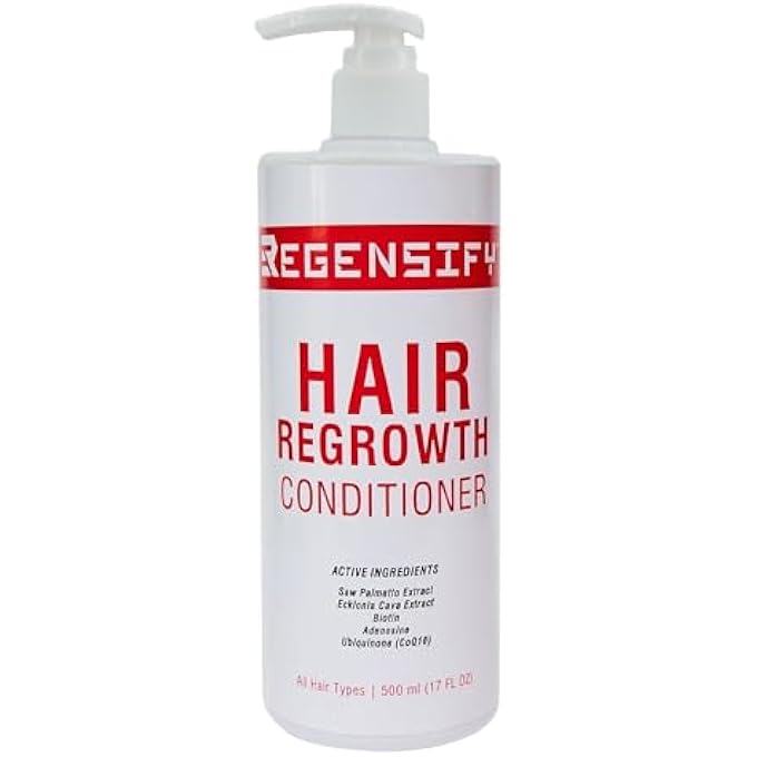 REGENSIFY HAIR REGROWTH CONDITIONER 500 ML (17 FL OZ) [ADENOSINE AND COENZYME Q10 CONDITIONER WITH BIOTIN & DHT BLOCKERS] - Image 2