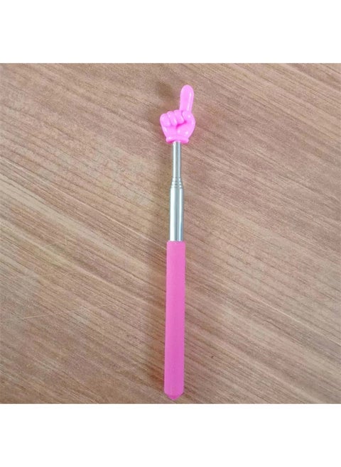 Kids Reading Pointer Adjustable Stainless Steel Non-retractable mixed color wooden stick