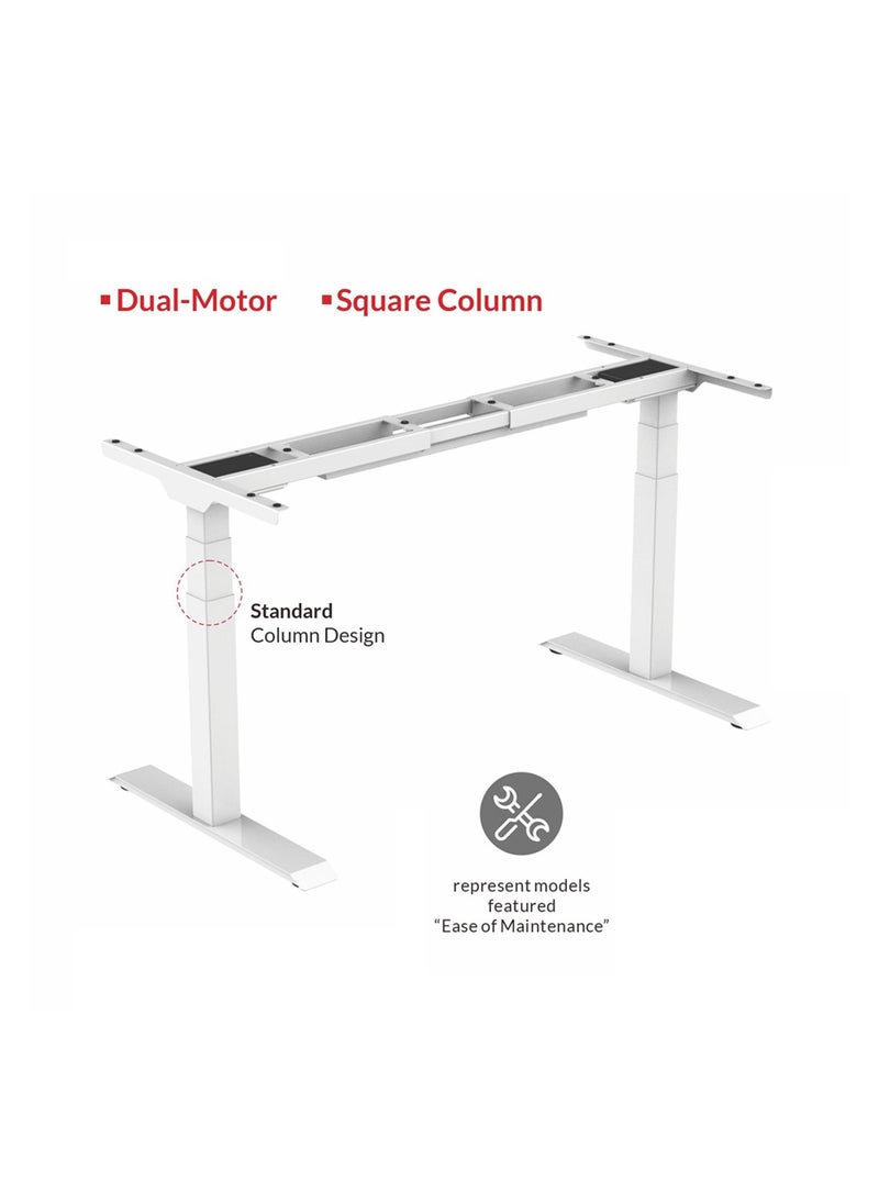 مكتب الوقوف Flexispot بمحرك مزدوج 3 مراحل مكتب الوقوف الكهربائي 180 سم × 75 سم ارتفاع قابل للتعديل مكتب مكتب المنزل إطار أبيض + سطح مكتب من خشب البلوط - pzsku/Z9CE101B3AA6076F08376Z/45/_/1715153786/96a38287-1d2b-48ac-8f42-3b35026cd8a3