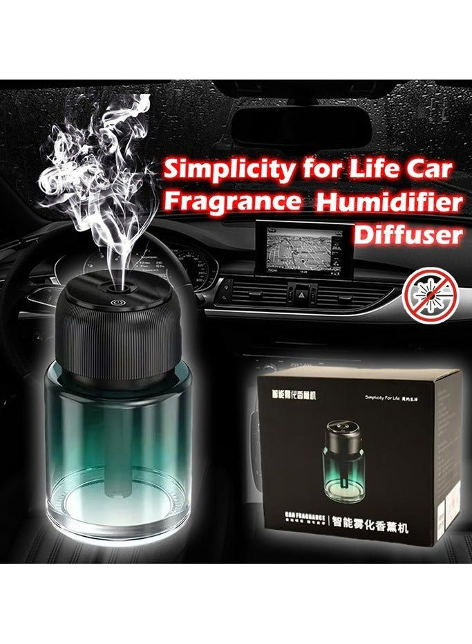 Car Fragrance Cologne Essential Oil Car Freshener Humidifier Diffuser USB Oil Diffuser Car Humidifier Cool Mist Mini Portable Diffuser Automobile Aroma Diffusers for Vehicle Home Office Travel - Image 1