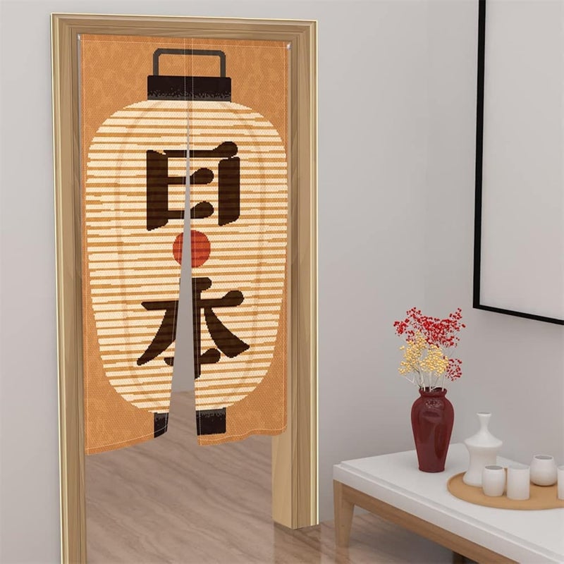 Leowefowa Traditional Japanese Noren Doorway Curtain Window Treatment Doorway Curtain Japanese Lantern Printed Tapestry Door Curtain for Ukiyoe Room Divider Panel Home Decor 335 Width x 559 Long