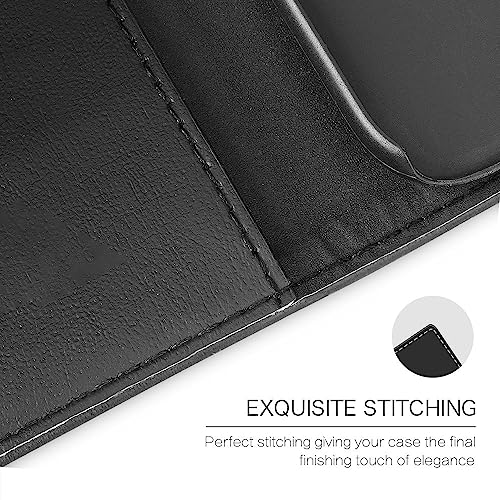 SHINESTAR Tecno Pova Curve 5G Flip Back Cover | PU Leather Flip Cover Wallet Case with TPU Silicone Case Back Cover for Tecno Pova Curve 5G - Classy Black - Image 4