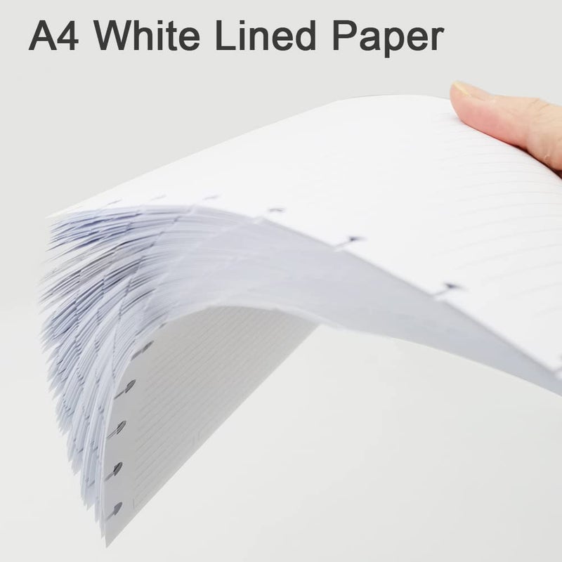 Nokingo (Pack of 2) Letter Size Discbound Refill Paper, Disc Paper Refill for TUL Custom Note-Taking System Discbound Planner Inserts, 200 Sheets/400 Pages, White Discbound Paper, Arc Paper Refill 8.5 x 11 - Image 3