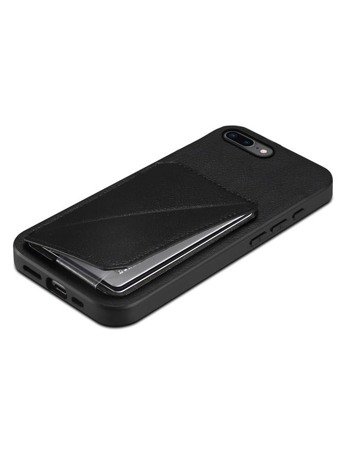 S-TOP Case For iPhone 7 Plus / 8 Plus D04 Calf Texture Dual Card Slot Holder Phone Case - Image 5