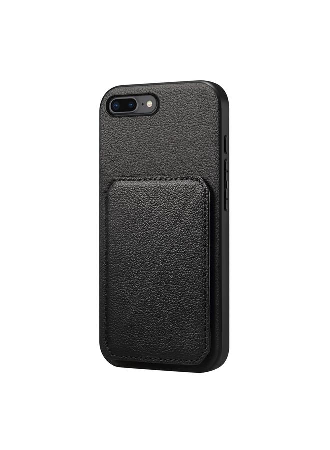 S-TOP Case For iPhone 7 Plus / 8 Plus D04 Calf Texture Dual Card Slot Holder Phone Case - Image 1
