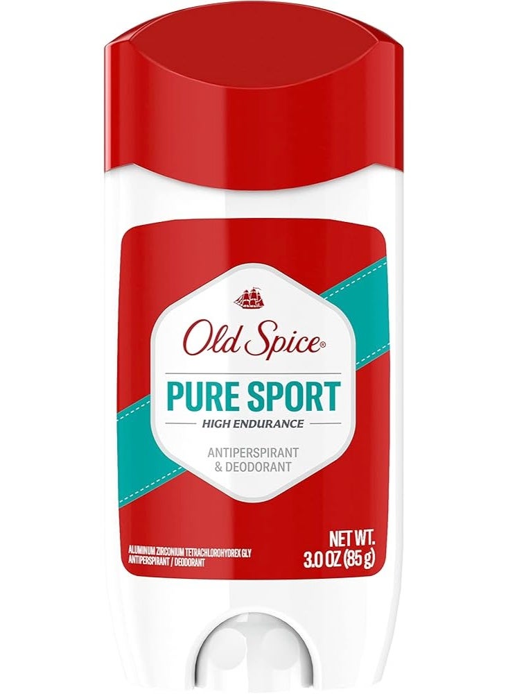 أولد سبايس مزيل عرق عالي التحمل للرجال، حماية تدوم 48 ساعة، رائحة رياضية نقية، 96 جم