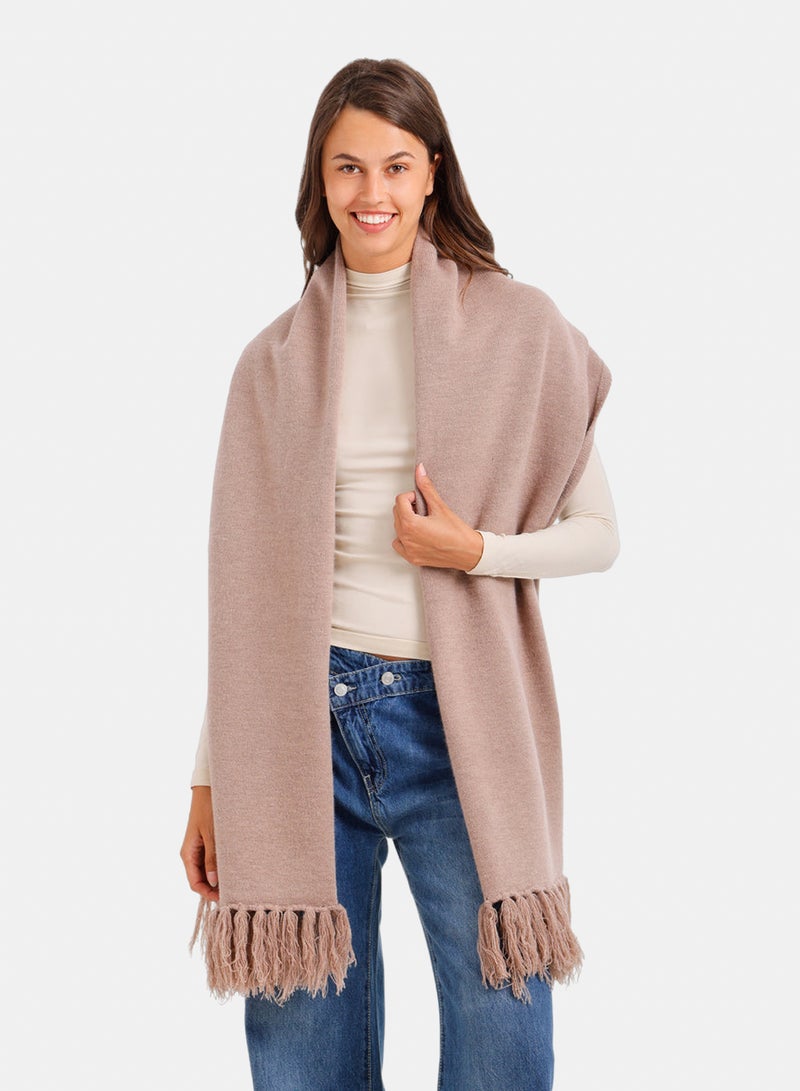 Carina Fringed Rectangular Scarf - Image 2