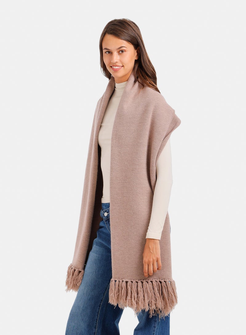 Carina Fringed Rectangular Scarf - Image 4