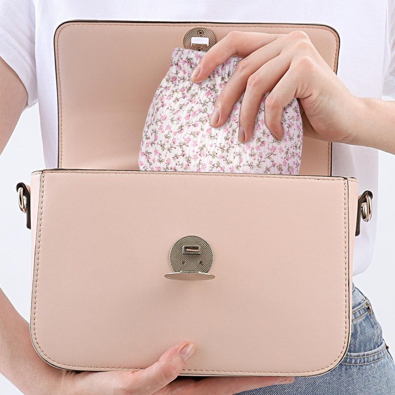 honitty Mini Makeup Pouch,Corduroy Elastic Wallet Storage for Women,Cute Small Lipstick Bag for Purse - Image 4