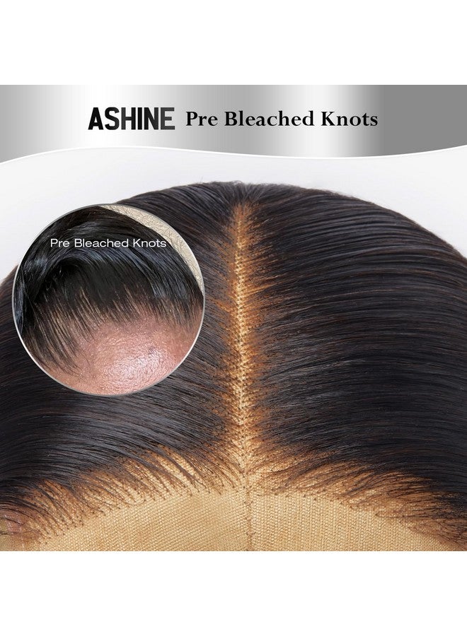 ASHINE 5x5 HD Lace Closure Body Wave Straight Human Hair Closure 5x5 Real HD Lace Closure Invisible Bleached Knots Pre Plucked with Baby Hair Natural Hairline 16 Inch - Image 4