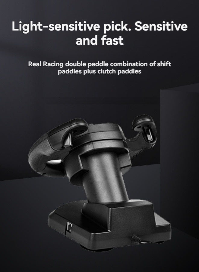 M MIAOYAN PS3/PC all-in-one racing game steering wheel simulation driving game handle vibration game steering wheel  - Image 5