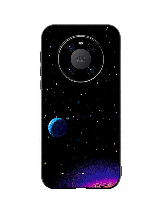 VR CREATIVE Protective Case Cover For Huawei Mate 40 8-Bit Pixel Galaxy Design Multicolour - Image 1