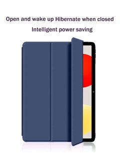 Techie Smart Folio Flip Trifold Back Case with Auto Wake/Sleep Function Cover for Xiaomi Redmi Pad SE 11 Inch 2023 - Navy Blue  - Image 2