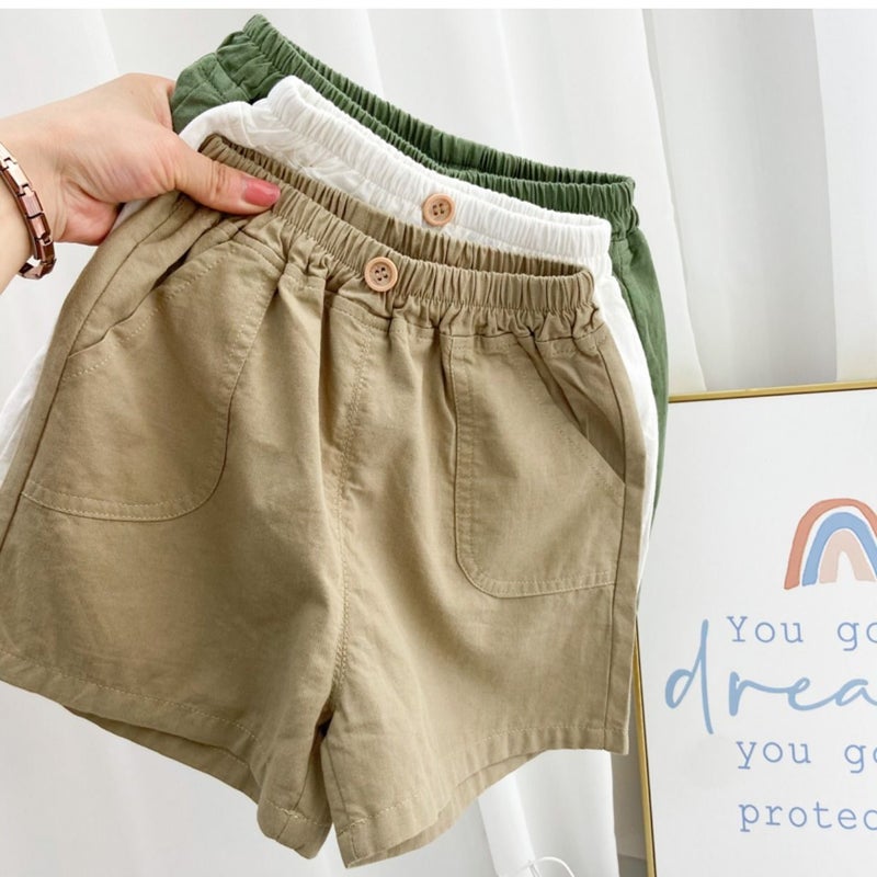 Children'S Summer Thin Shorts Boys Casual Pants New Baby Cotton Linen Breathable Outer Wearing Foreign Style 0029A056 - Image 2