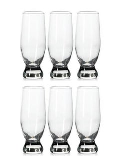 Pasabache Pasabahce Large Juice Cups Set of 6 - Aquatic- 370 ml -Clear Color- Turkey Origin  - Image 1