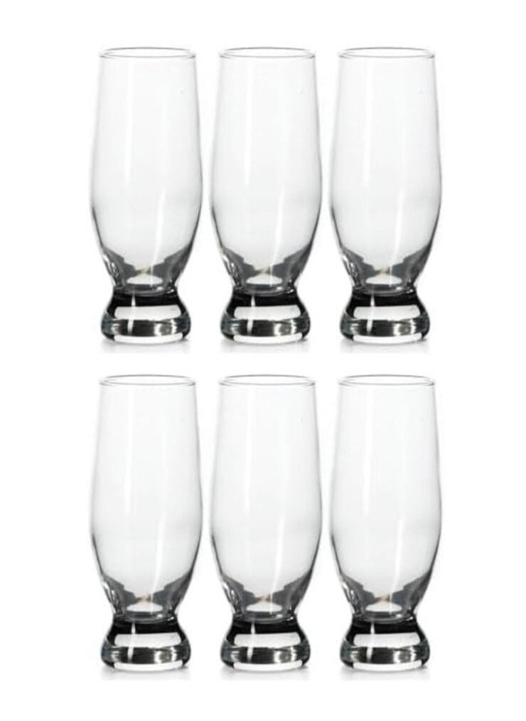 Pasabache - Pasabahce Large Juice Cups Set of 6 - Aquatic- 370 ml -Clear Color- Turkey Origin - Image 1