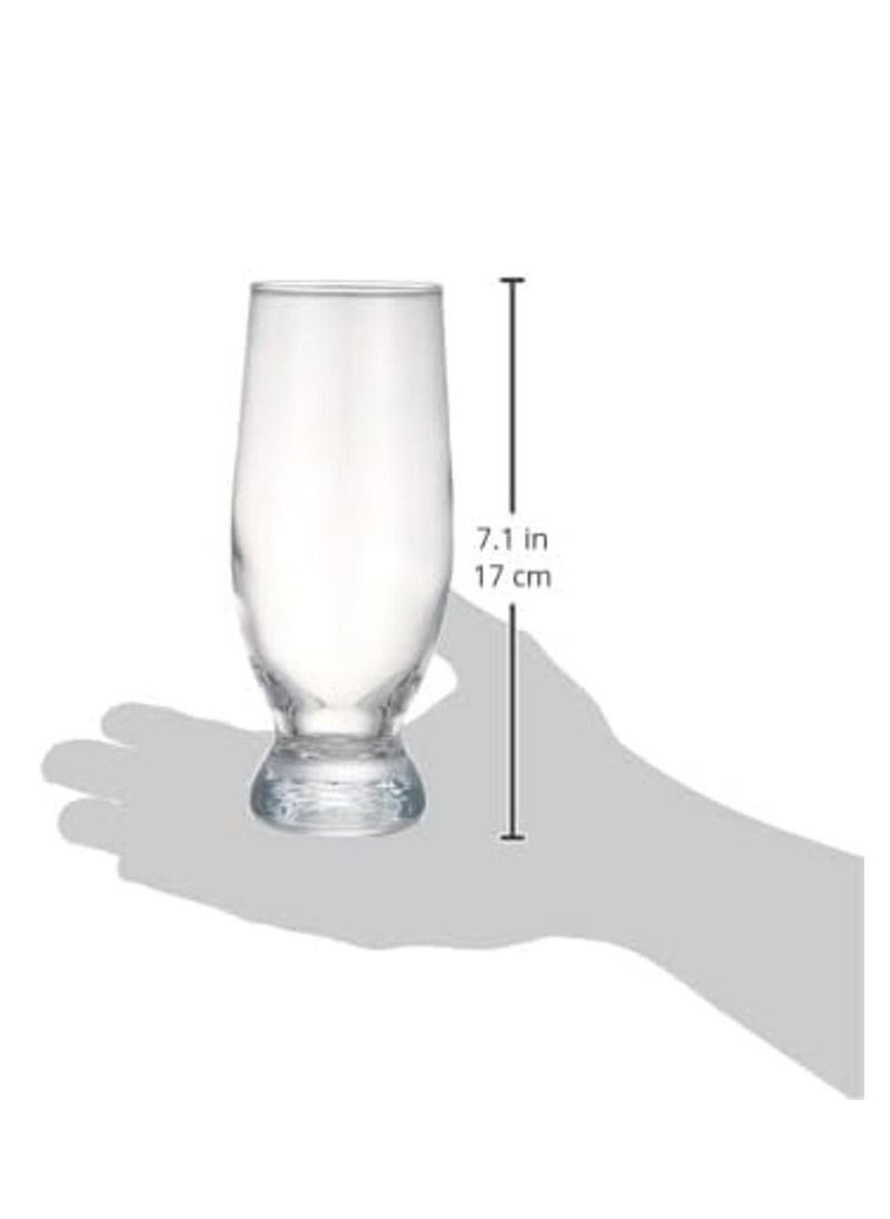 Pasabache - Pasabahce Large Juice Cups Set of 6 - Aquatic- 370 ml -Clear Color- Turkey Origin - Image 1