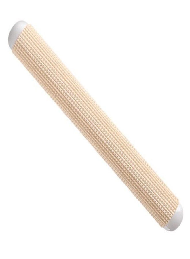 Mockery ABS Plastic Non Stick Kitchen Rolling Pin Fondant Dumpling Skin Bread Dough Roller Tools, Dough Roller Plastic Pastry Dumplings Making Rolling Pole for Pizza Pasta, Kitchen Supply (Cream) - Image 1