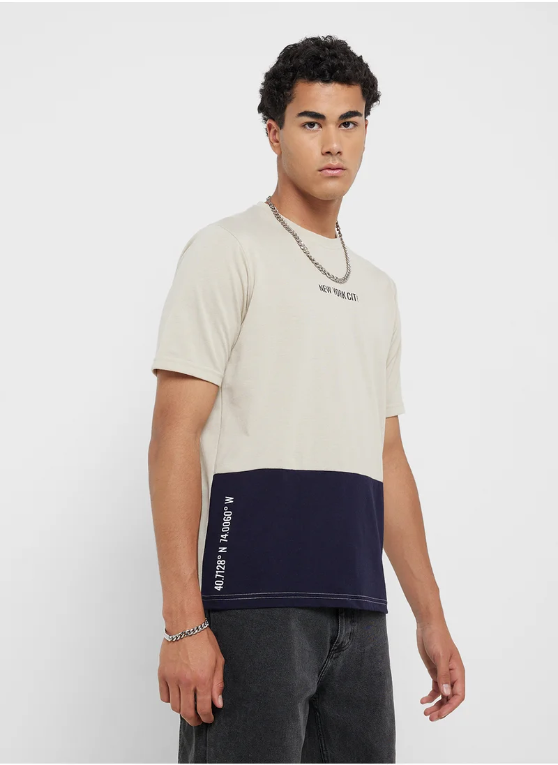 سفنتي فايف Crew Neck T-Shirt
