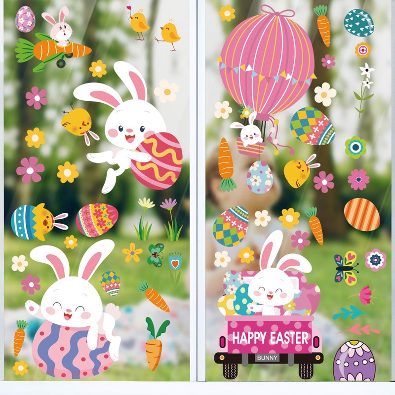 i-Beeboo Easter Window Clings Decorations for Glass Window Stickers Decal - Image 1