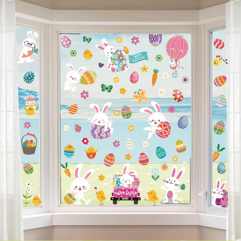 i-Beeboo Easter Window Clings Decorations for Glass Window Stickers Decal - Image 5
