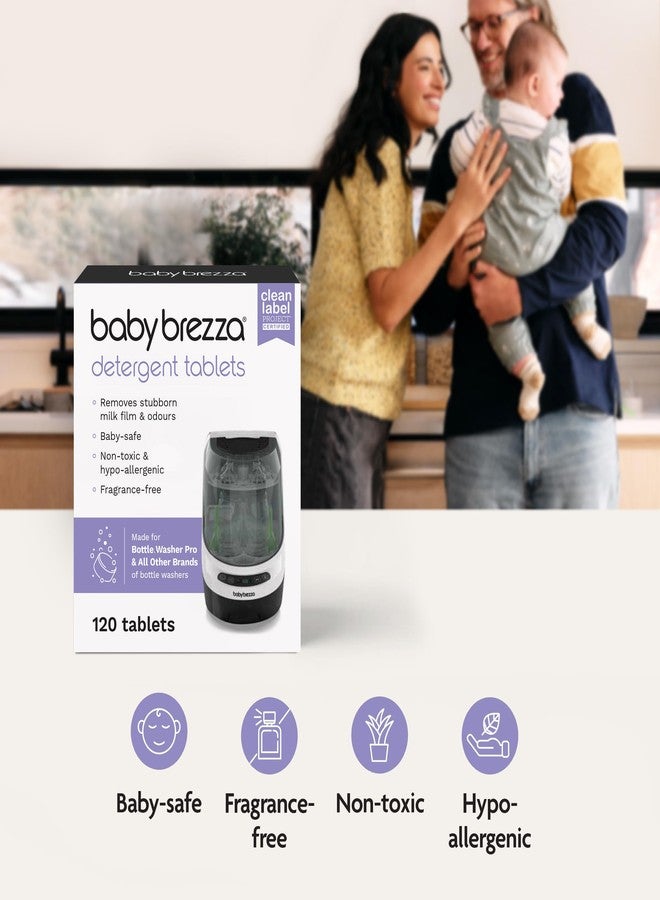 Baby Brezza Official Detergent Soap Tablets for Baby Brezza Bottle Washer Pro, 120 Tablets - Image 5