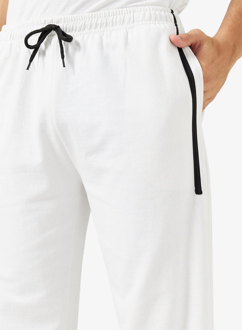 سفنتي فايف بيسيكس بنطلون رياضي فضفاض بخصر مطاطي وجانب مخطط - Image 4