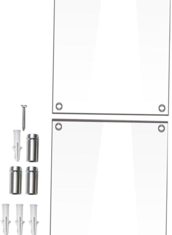 Clear Acrylic Wall Mount Photo Frame Holder 18 20X13 20X1 00CM Modern Decor Display - Image 1