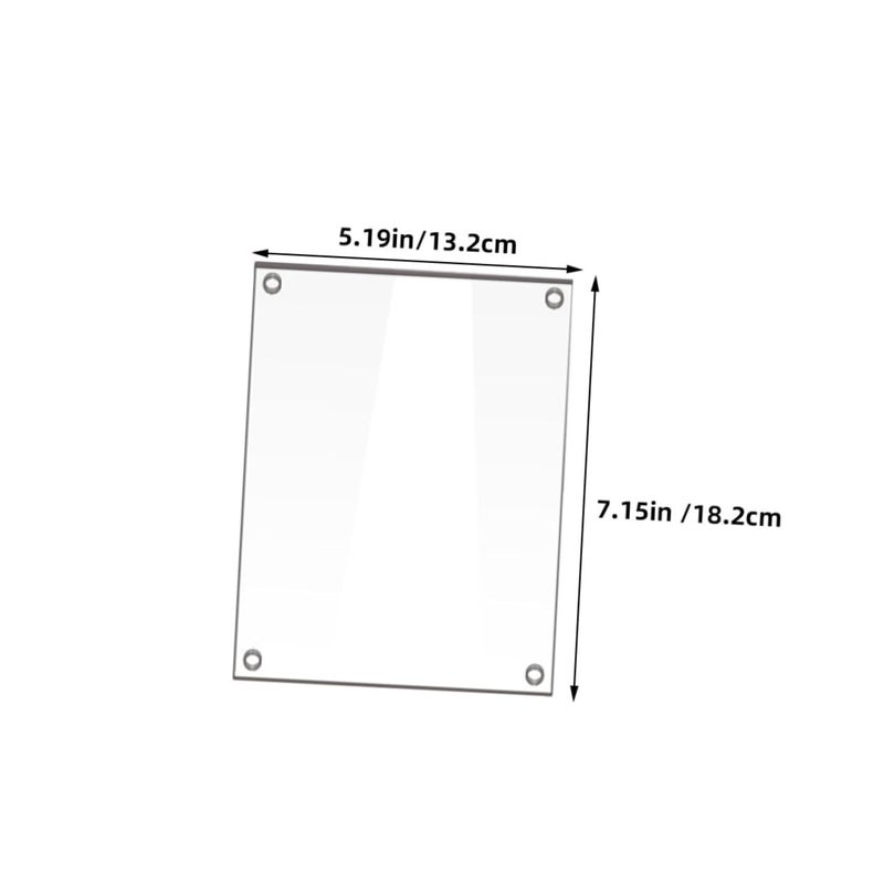 Clear Acrylic Wall Mount Photo Frame Holder 18 20X13 20X1 00CM Modern Decor Display - Image 3