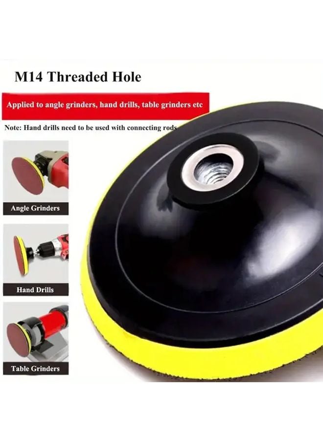 4pcs 5 Inch 125mm Hook Loop Sanding Discs For Grinder Metal Polishing Tool - Image 5