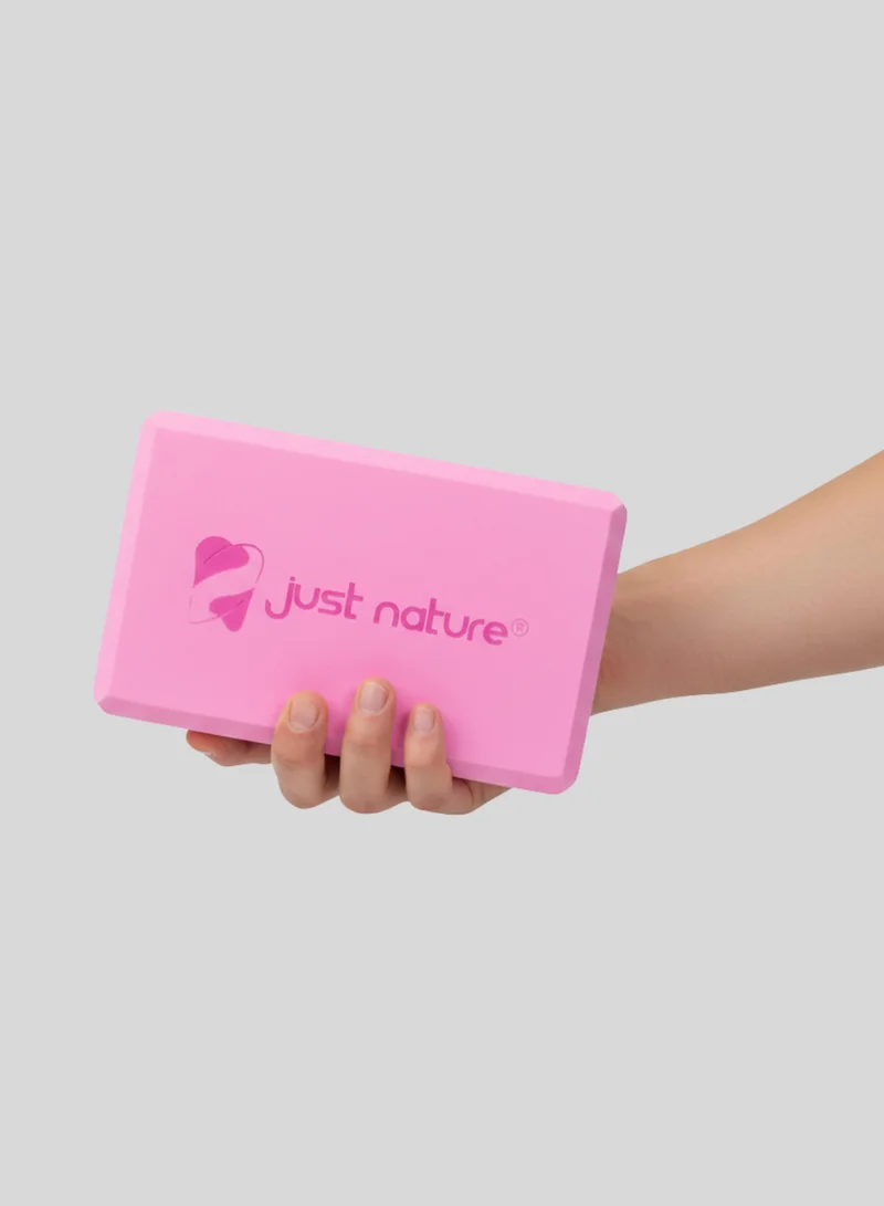 Just Nature Pink Pink Yoga Block  | Best Price UAE