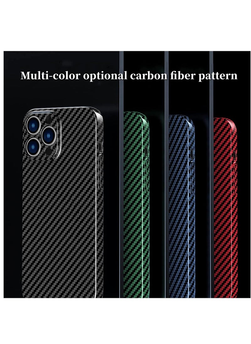 Raxoom Personality Handsome Light Thin Carbon Fiber Pattern PC Phone case Compatible with iPhone 15 Unique Comfortable Cool Shockproof Back Cover - Image 5