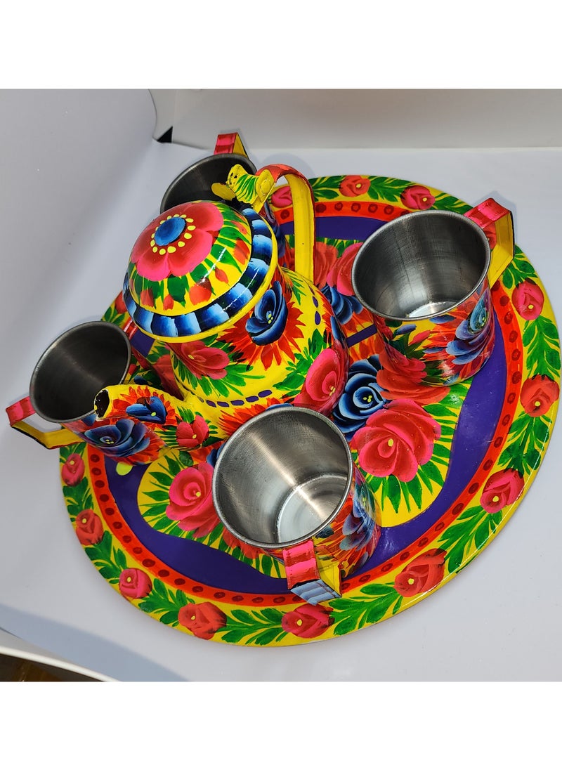 Hand Made Hand Painted Truck Art  Tea Cup Set Made in Pakistan Traditional Truck Art Painting Work Handi Craft - pzsku/Z9CE26DD720638DBCAFEFZ/45/_/1671313881/90ab7752-03ff-4612-80f8-384641539cdd