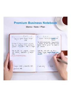 NIBEMINENT 25K Self-Filling Plan Daily/Monthly Notebook- 128 Sheets Brown  - Image 2