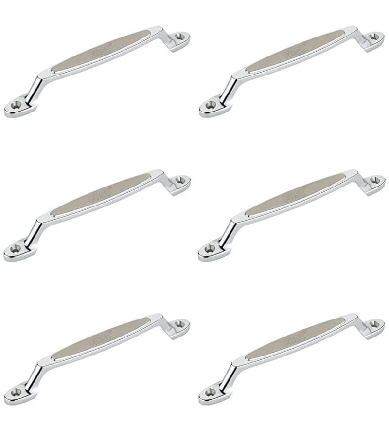 FAST CP15A Chrome Plated TT Front Screw Cabinet Pull Handle for Door and Window (4INCH 6PCS) - Image 1