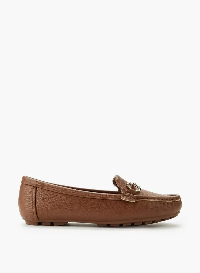 لو كونفورت Loafer With Mettalic Trim