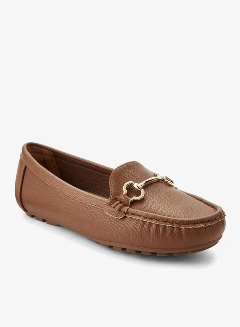 لو كونفورت Loafer With Mettalic Trim