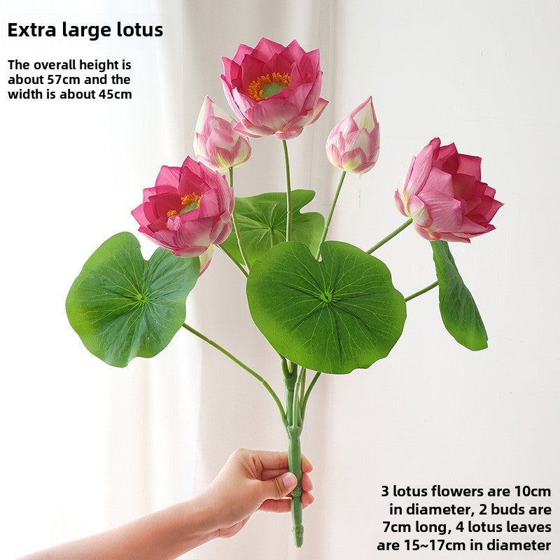Generic Artificial Lotus Flowers for Home Decor Lotus flower lotus color 