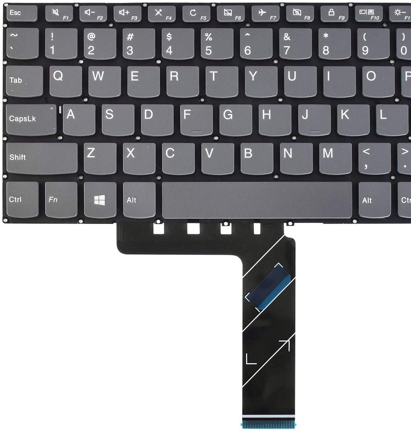 Wefly لوحة مفاتيح لابتوب متوافقة مع سلسلة Lenovo IdeaPad 520-15IKB و S145-15IWL بتصميم أمريكي - Image 5