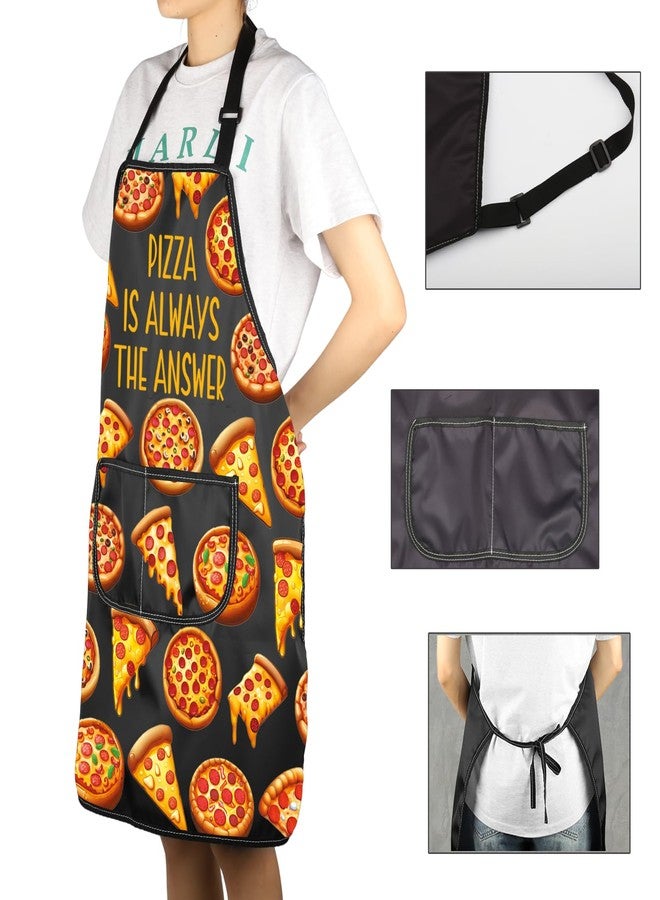 JXGZSO Pizza Cooking Apron Pizza Is Always The Answer Pizzeria Apron With Pocket Italian Pizza Lover Gift Pizza Chef Apron - Image 5