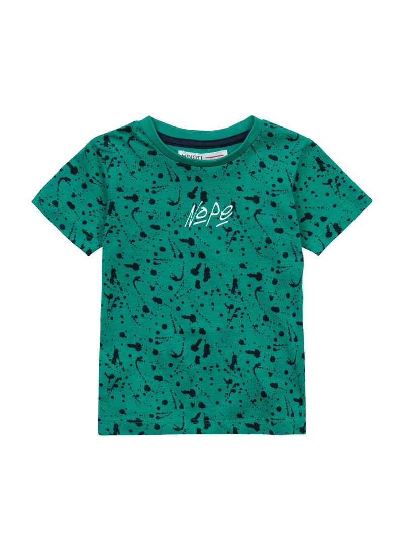 MINOTI Kids Short Sleeve T-Shirt with Pocket  - Image 1