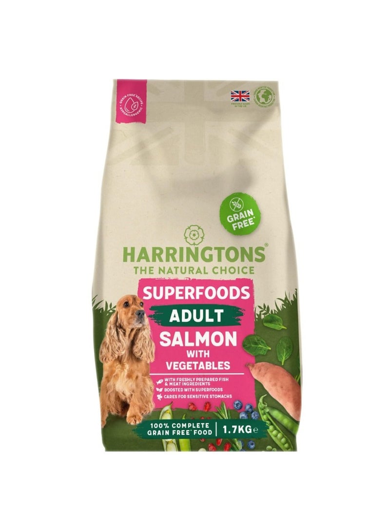 Harringtons Superfoods Salmon with Vegetables Adult Dry Dog Food - Image 1