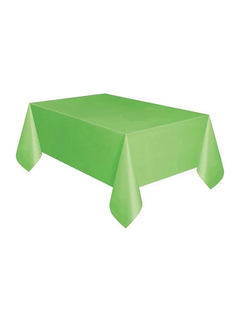 Plastic Table Cover 137cmX183cm Green 