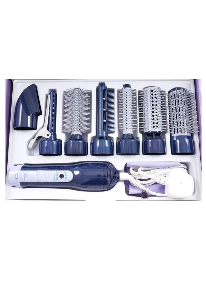 تيسكوم مصفف ومجفف شعر استشوار طقم 7 قطع - تيسكوم ياباني - Image 1