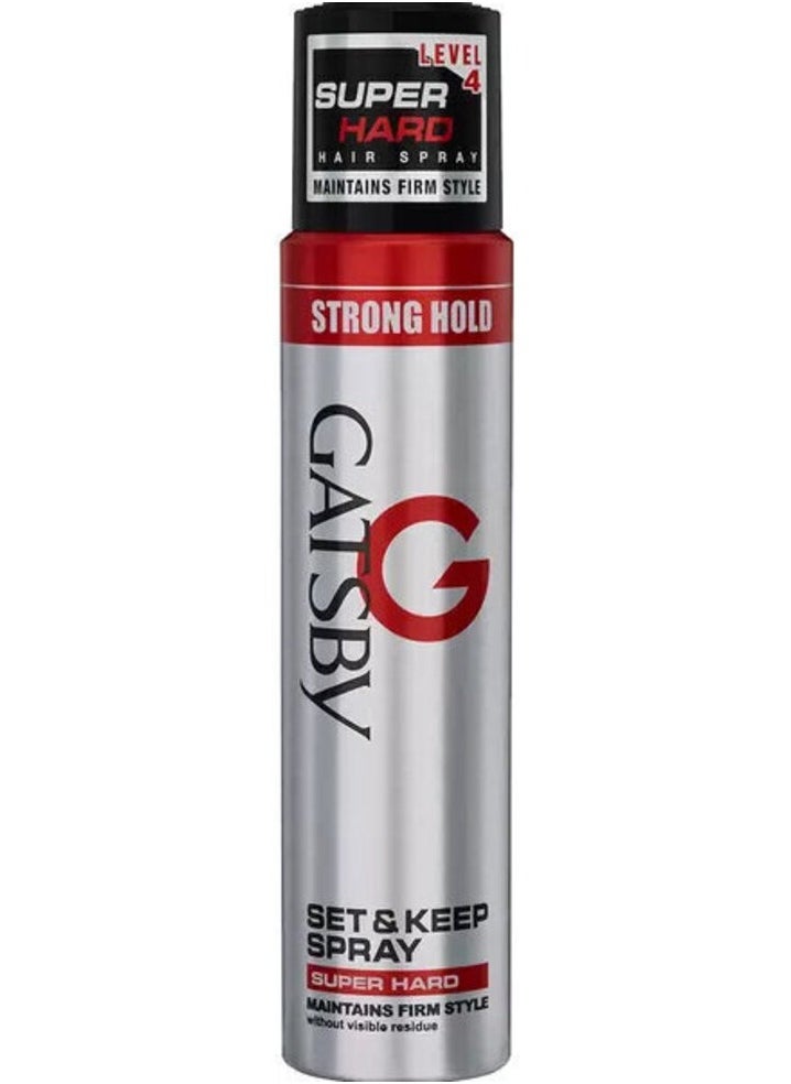 GATSBY - Hair Spray 250 ml Super Hard - Image 1